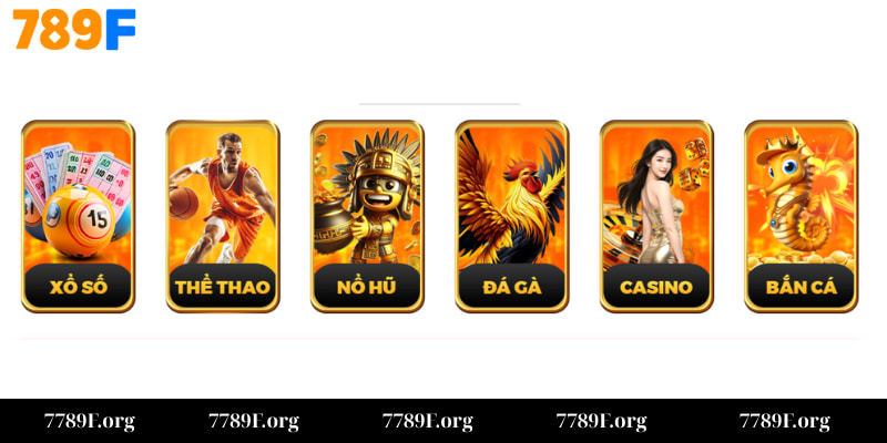 Những chuyên mục cược thu hút nhất tại nhà cái 789F